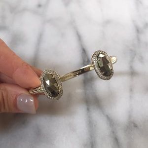 Kendra Scott Gold Pave Pyrite Bracelet